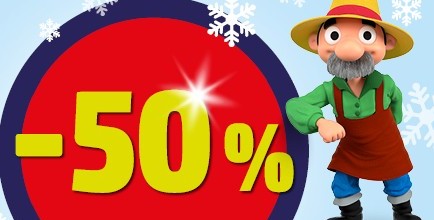 VELKÝ POVIANOČNÝ VÝPREDAJ so zľavami 50 % na všetko! VELKÝ POVIANOČNÝ VÝPREDAJ so zľavami 50 % na všetko!