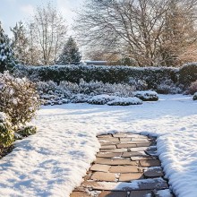 Zahrada v lednu: čas klidu, ochrany a péče o nářadí