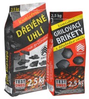 Brikety a dřevěné uhlí