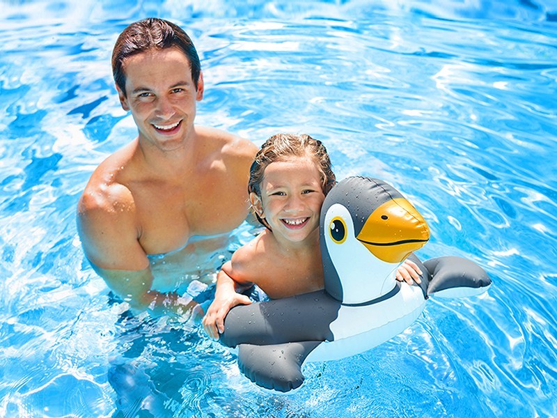 Nafukovací kruh kachna/plameňák/tučňák - foto 2