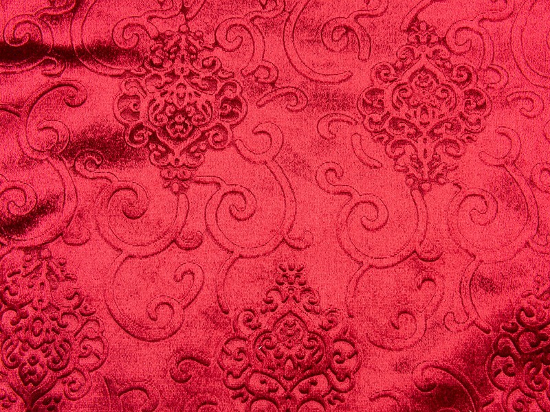 Stolová šerpa oboustranná tmavě červená 175 cm - foto 2 Stolová šerpa oboustranná tmavě červená 175 cm