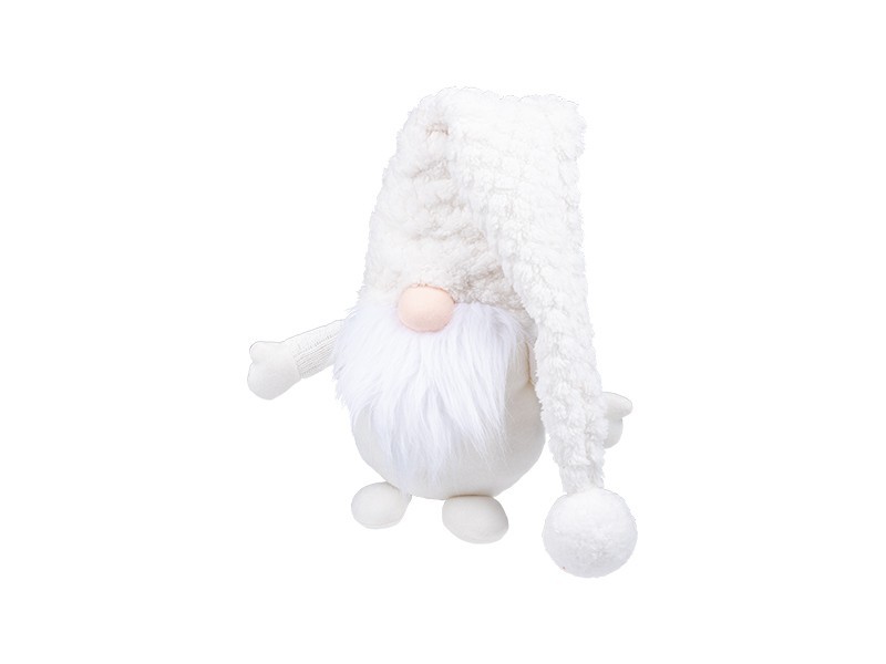 Skřítek s bílou čepicí 70 cm - foto 1 Skřítek s bílou čepicí 70 cm