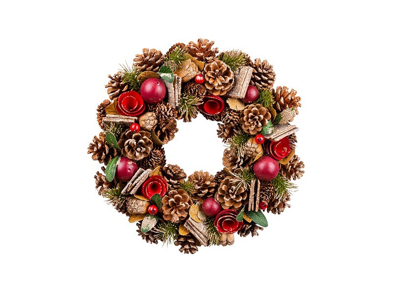 Veniec s kôrou, 34x34x8,5 cm