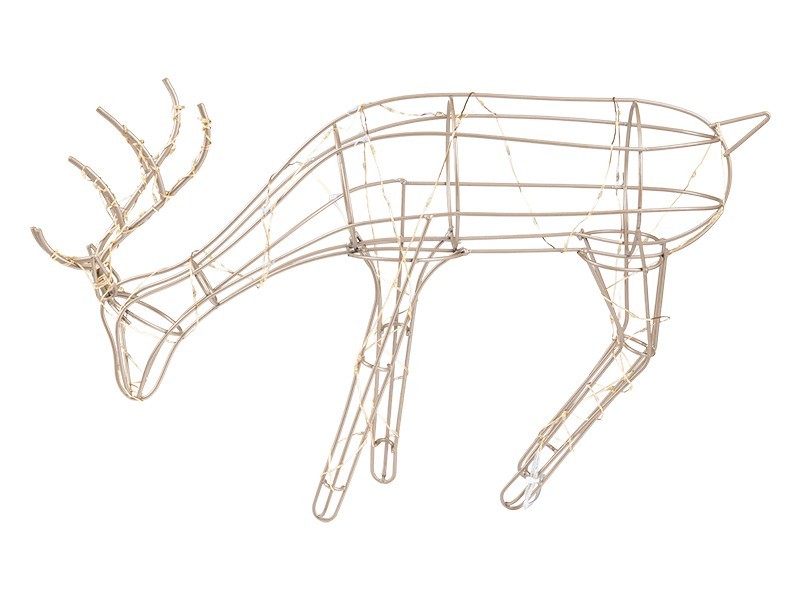 Kovový jelen LED , 90LED, 41x9,5x25 cm - foto 3 Kovový jelen LED , 90LED, 41x9,5x25 cm