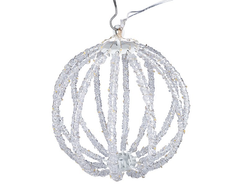 Vianočná skladacia guľa LED, 31cm, vonkajšia