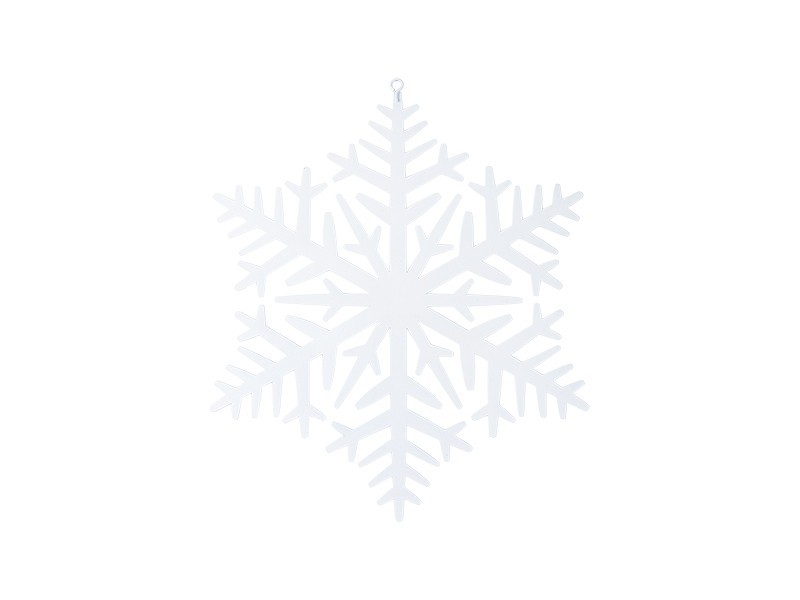 Závesná kovová vločka 19,5x1x19,5 cm - foto 1 Závesná kovová vločka 19,5x1x19,5 cm