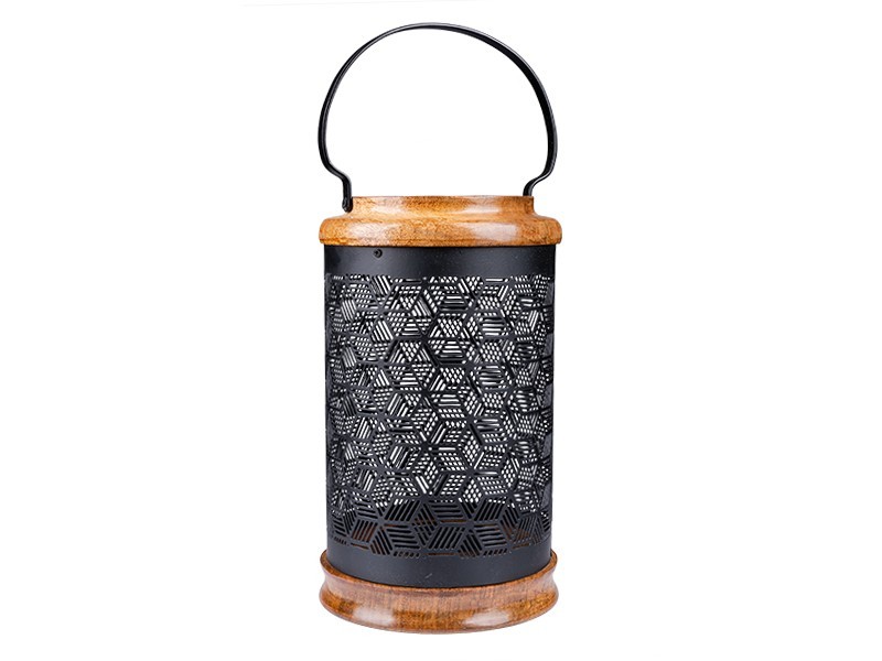 Lucerna, mangové dřevo, 16×28 cm - foto 1 Lucerna, mangové dřevo, 16×28 cm