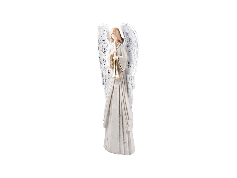 Anděl s flétnou tradiční, 25x13x72,5 cm, LED - foto 2 Anděl s flétnou tradiční, 25x13x72,5 cm, LED