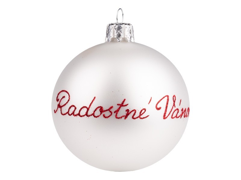 Koule "Radostné Vánoce" ČESKÁ VÝROBA