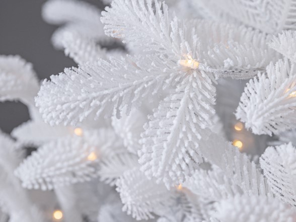 Jedľa DELUXE LED, biela, 210 cm - foto 4 Jedľa DELUXE LED, biela, 210 cm