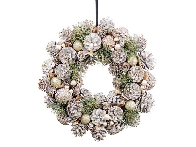 Věnec zelenkavý, 34x34x8,5 cm - foto 1 Věnec zelenkavý, 34x34x8,5 cm