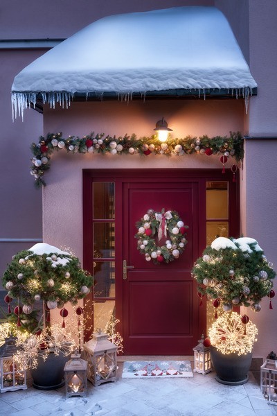 Vianočná rohožka - Škriatkovia, 45x75 cm