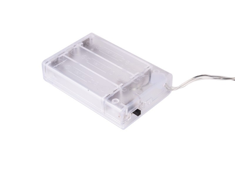 Tmavá sada LED vianočných gúľ, 6ks, 6 LED