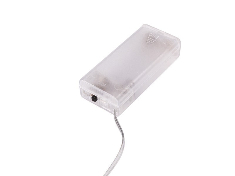 Guľa závesná sklenená LED, 10xLED, 11 cm