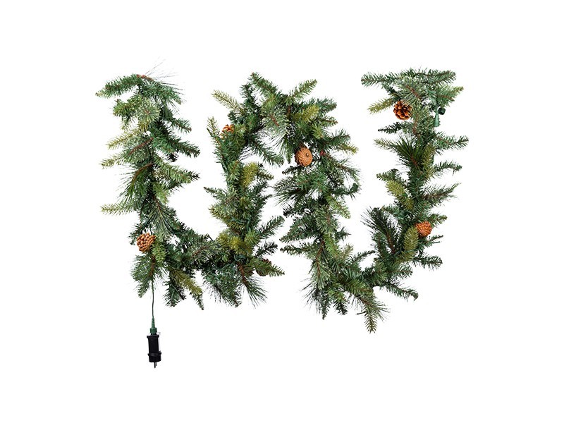 Girlanda so šiškami LED, 270 cm