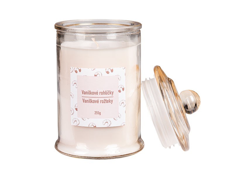 Vonná svíčka, 255g, Vanilkové rohlíčky - foto 2 Vonná svíčka, 255g, Vanilkové rohlíčky