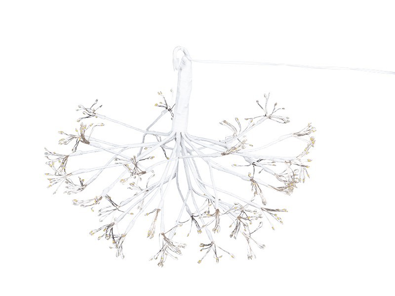 Závěsná LED koule s paprsky, bílá, 40 cm, venkovní - foto 2 Závěsná LED koule s paprsky, bílá, 40 cm, venkovní