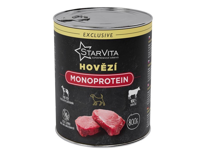 SV Exclusive pes konz. Hovězí monoprotein 800 g