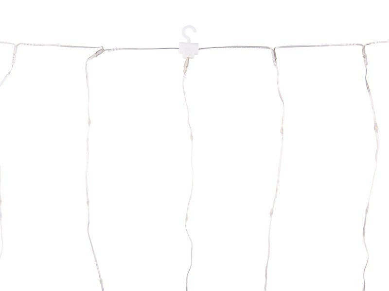 Svetelný záves 1x2m, 220 LED, teplá biela - foto 2 Svetelný záves 1x2m, 220 LED, teplá biela