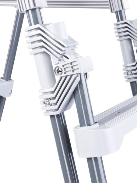 Bazénové schodíky Swing 1.2m - bezpečnostné, antracit