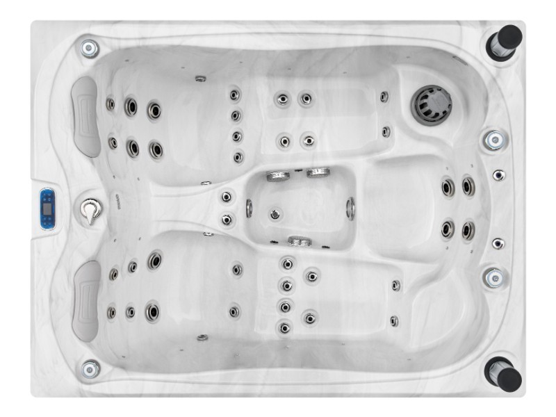 Vířivka Emerald EX25 - Bílý Mramor - foto 5 Vírivka Emerald - Bielý Mramor