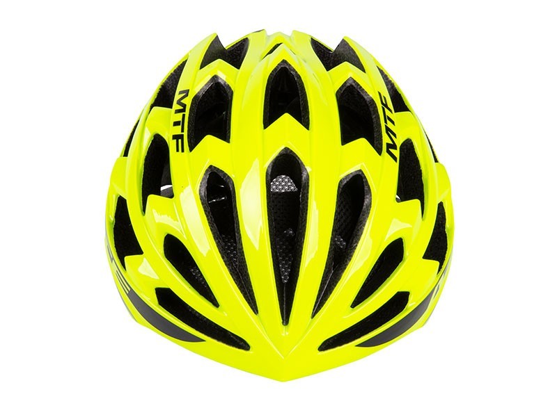 Cyklo přilba MTF Race, žlutá neon, L/XL