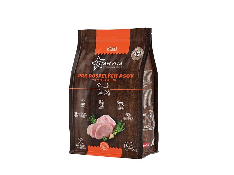 Starvita granule pre dospelé psy morčacie 4kg - foto 2