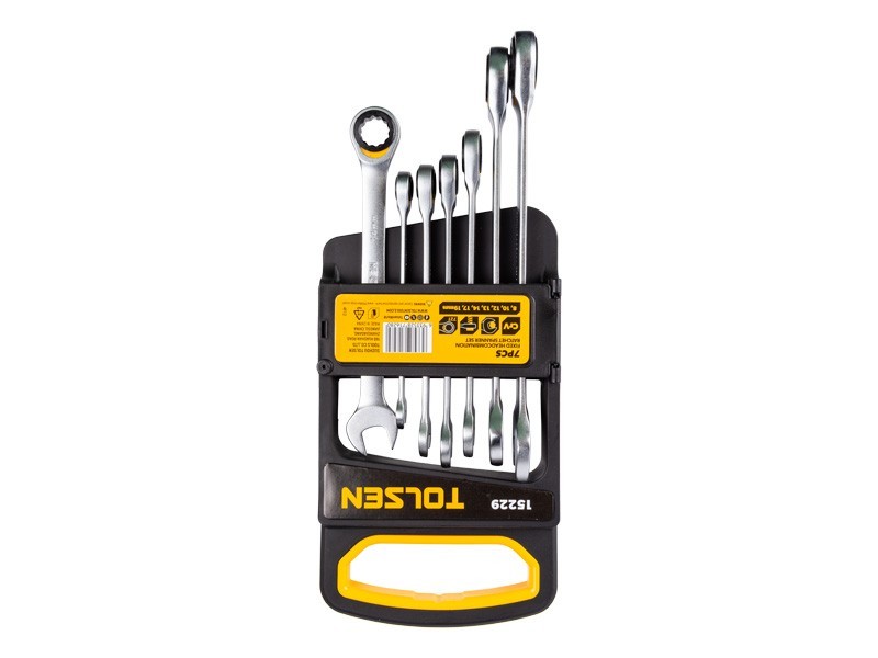 Klíče ráčnové, 7ks - foto 2 Klíče ráčnové, 7ks