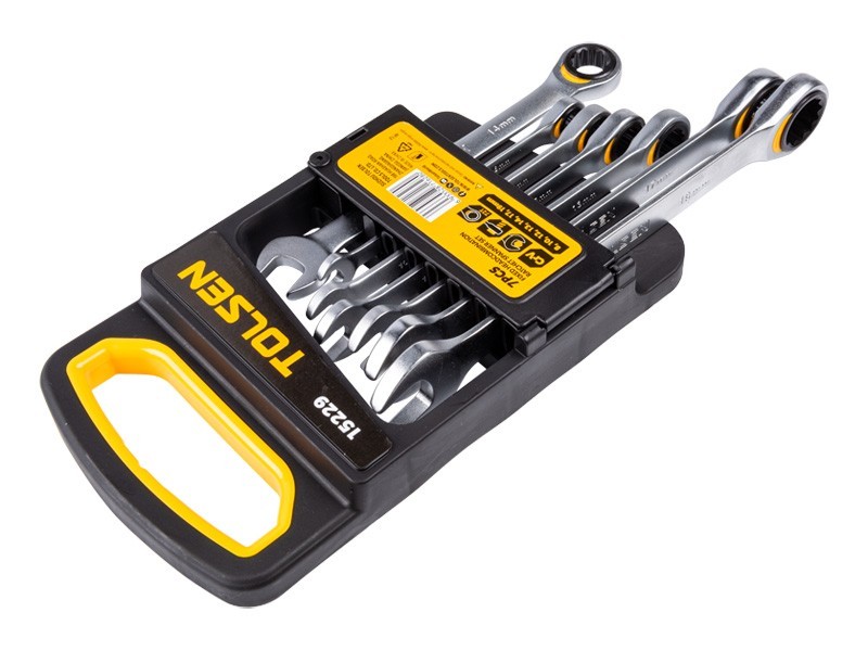 Klíče ráčnové, 7ks - foto 3 Klíče ráčnové, 7ks