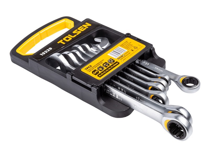 Klíče ráčnové, 7ks - foto 5 Klíče ráčnové, 7ks