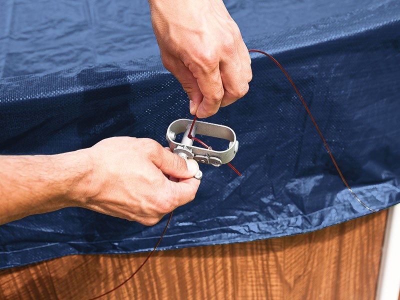 Krycí plachta Premium pro bazén 7,3x3,7m