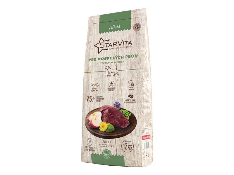 Starvita granule pre dospelé psy zverina 12kg - foto 2 Starvita granule pre dospelé psy zverina 12kg