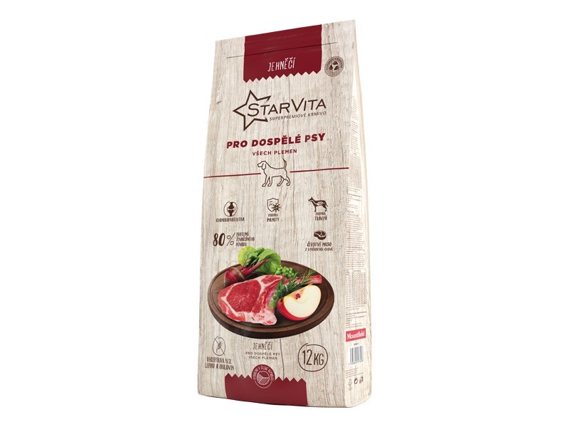 Starvita granule pro dospělé psy jehněčí 12kg