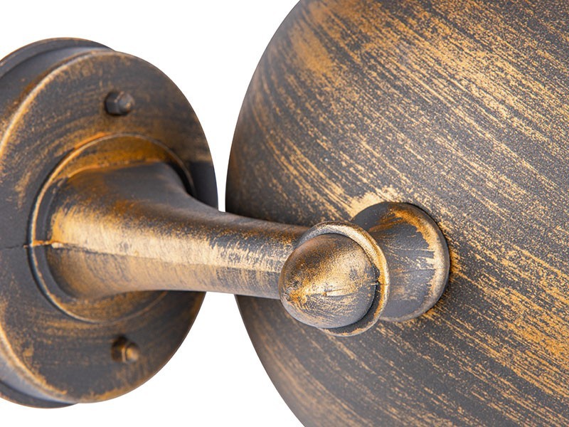 Nástěnné elektrické osvětlení Sevilla, mosaz - foto 3 Nástěnné elektrické osvětlení Sevilla, mosaz