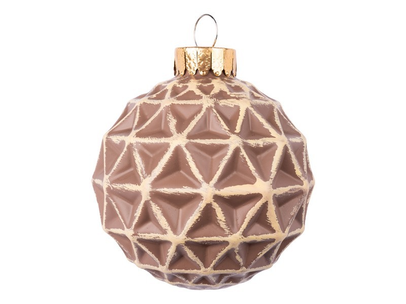 Vánoční koule Rustic, 9x80 mm