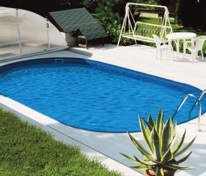 Azuro Ibiza 700 - PVC hnědá - hloubka 1,50 m - foto 1 Azuro Ibiza 700 - PVC hnědá - hloubka 1,50 m