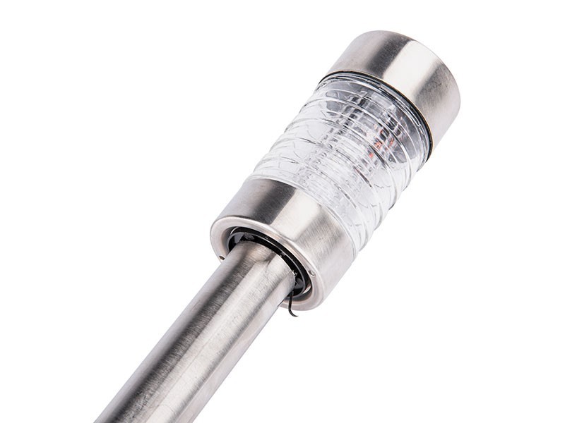 Sloupkové solární osvětlení Monza, chrom