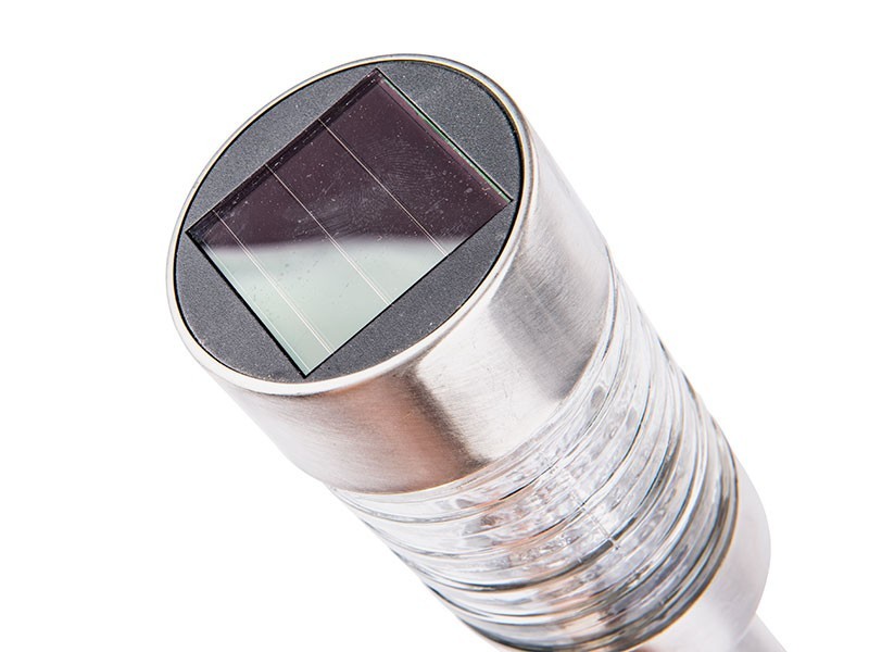 Sloupkové solární osvětlení Monza, chrom