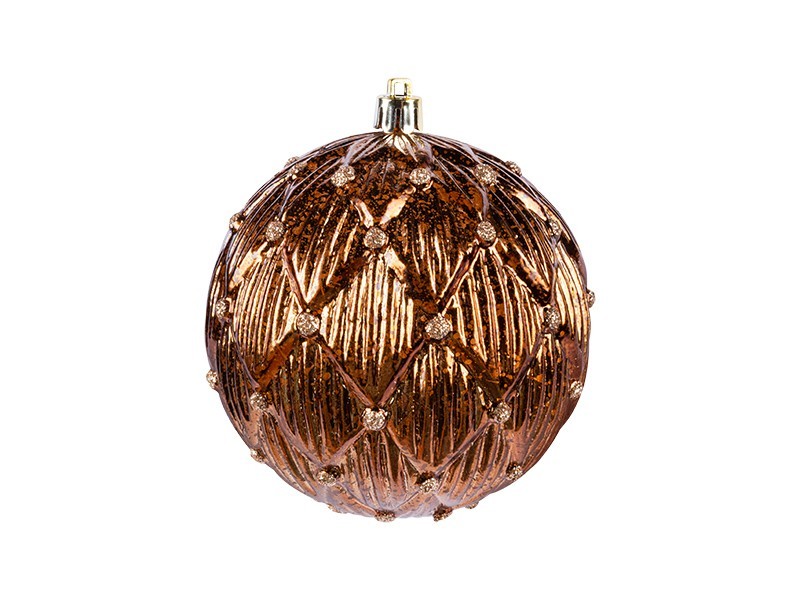 Vianočná guľa, severská sada, 9x100mm