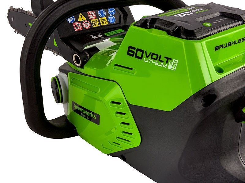 Aku řetězová pila Greenworks GD60CS40 60V - foto 25 Aku řetězová pila Greenworks GD60CS40 60V - foto 25