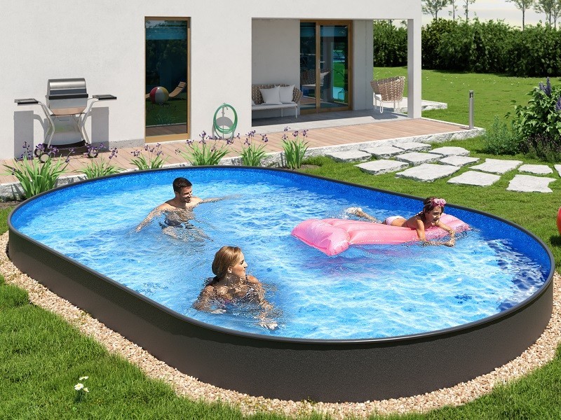 Azuro Ibiza 525 - Antracit - hĺbka 1,20 m - foto 1 Azuro Ibiza 525 - Antracit - hĺbka 1,20 m