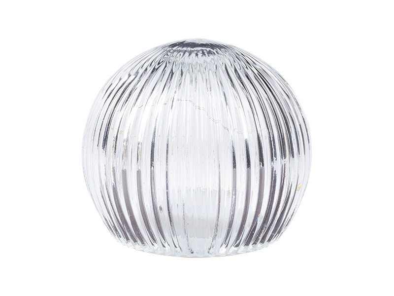 Skleněná vánoční koule s žebrováním 10LED,12x10,5cm - foto 2 Skleněná vánoční koule s žebrováním 10LED,12x10,5cm