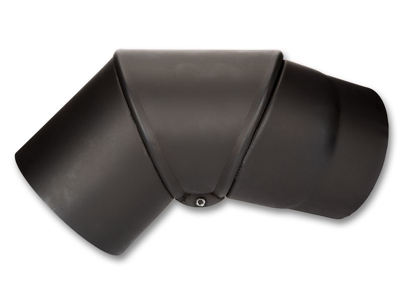 Koleno staviteľné, 150, rozsah 0-90°, čierne