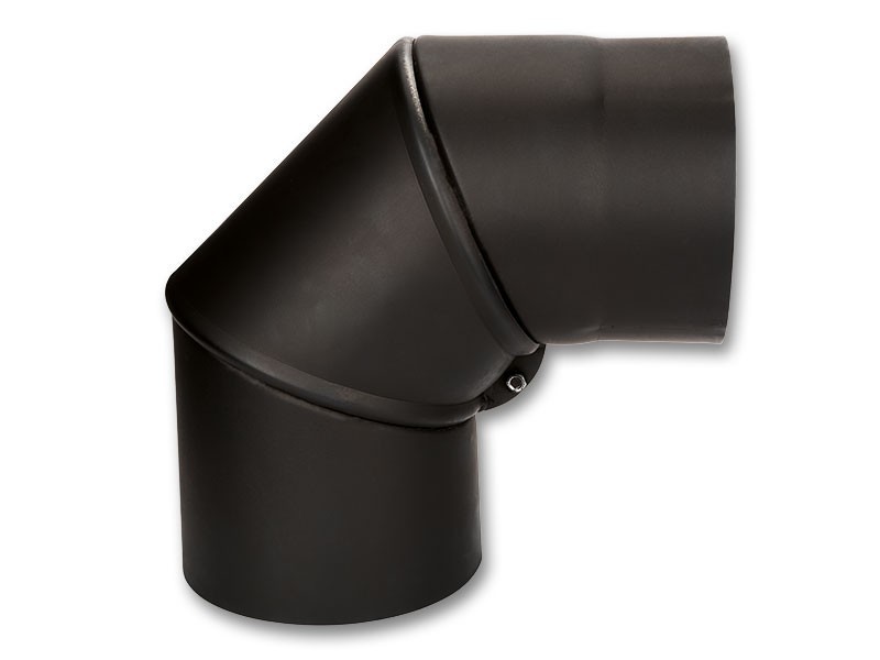 Koleno staviteľné, 130, čierné