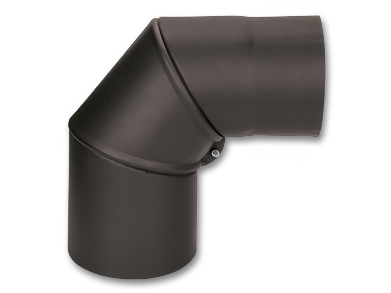 Koleno staviteľné, 130, čierné