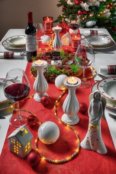 Domček s LED svetlom, porcelánový, 9 cm - foto 5 Domček s LED svetlom, porcelánový, 9 cm