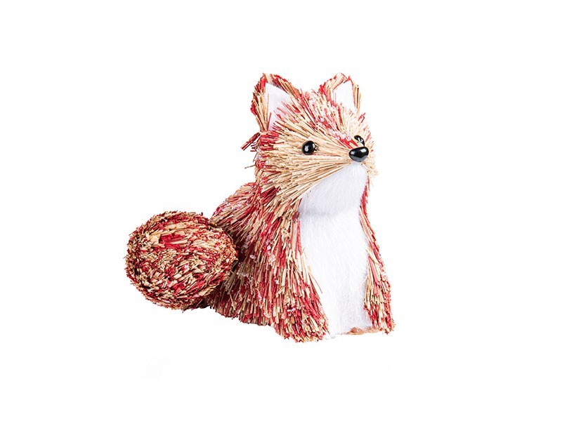 Dekorace liška sedící 10,5 cm - foto 2 Dekorace liška sedící 10,5 cm