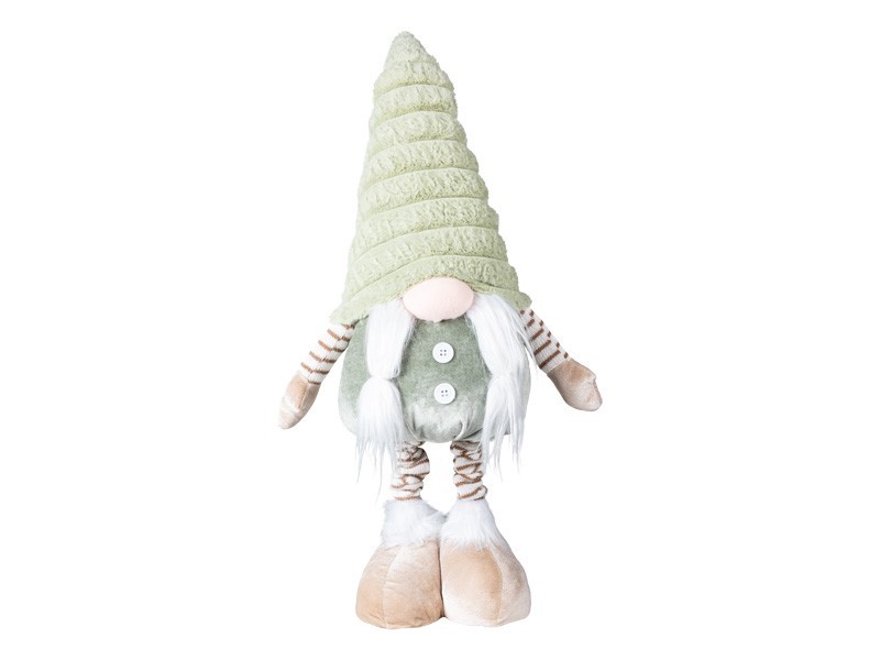 Škriatok so zelenou čapicou, teleskopický 85cm