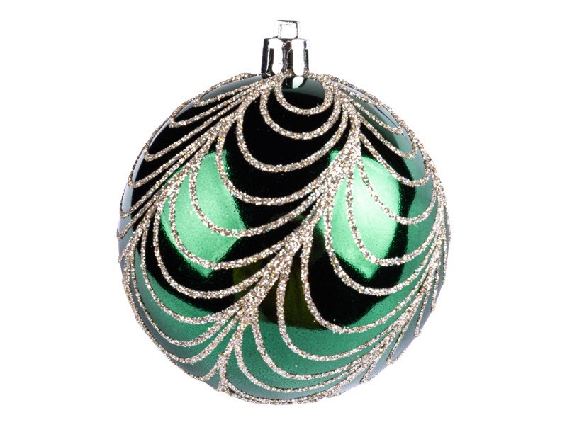 Vánoční koule, tradiční set, 12x80 mm