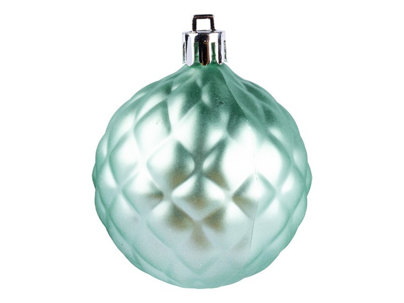 Vianočné gule, zelenkavý set 14ks